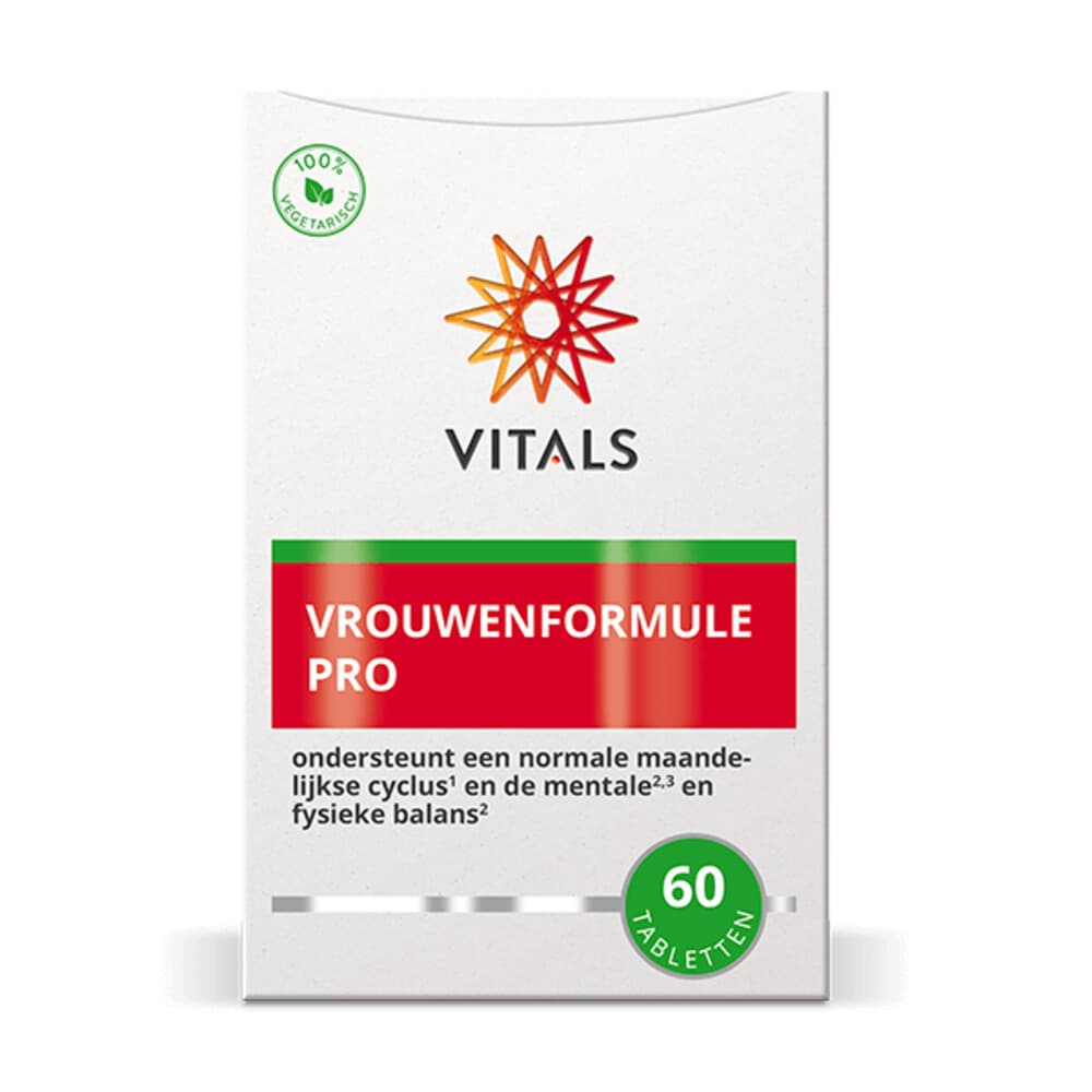 Gratis Verzending: Vitals Vrouwenformule Pro 60 tabletten
