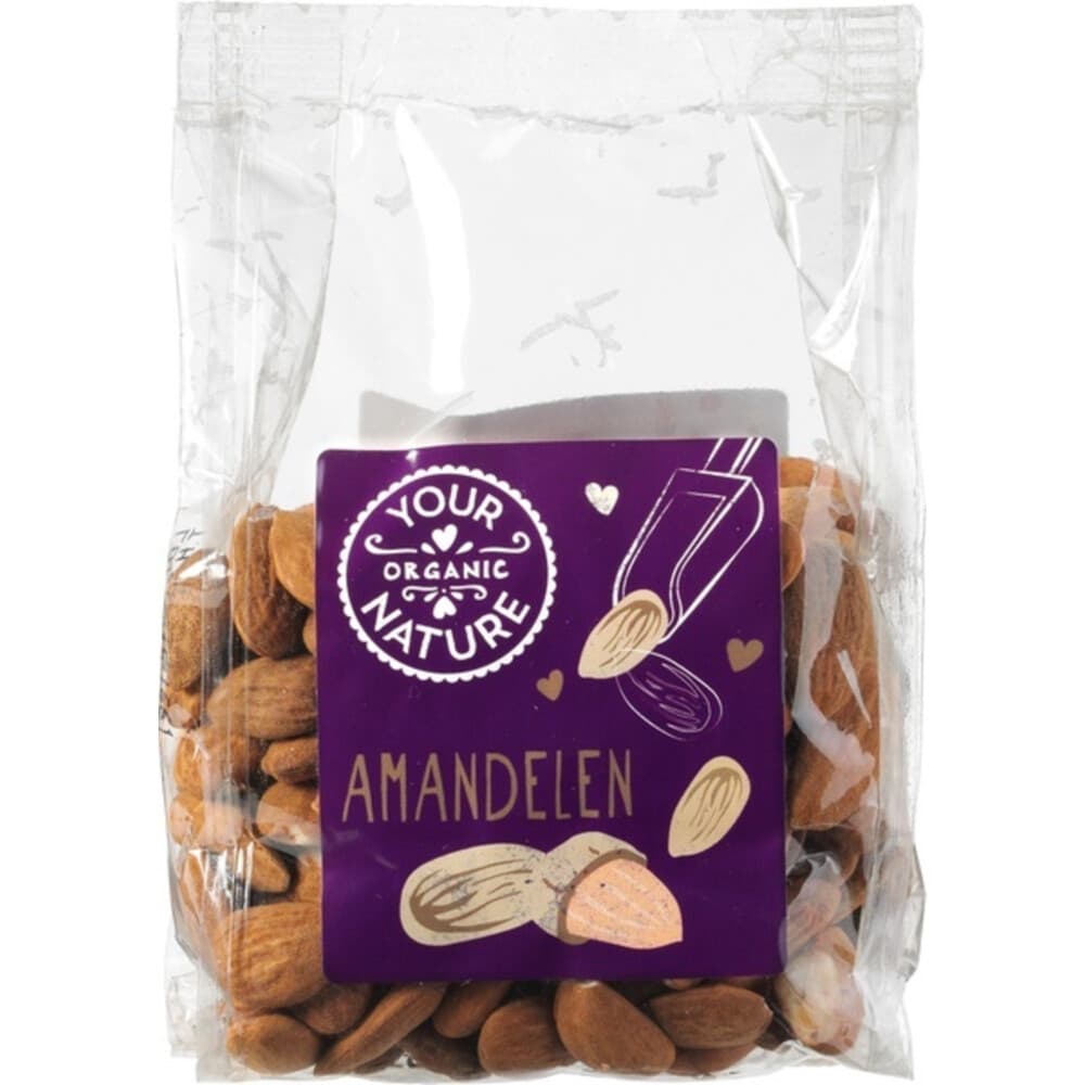3x Your Organic Nature Amandelen Bio 200 gr