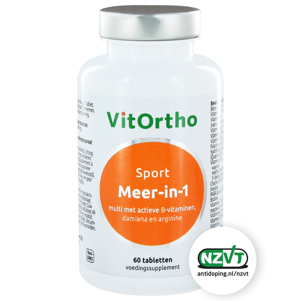 Gratis Verzending: Vitortho Meer In 1 Sport 60 tabletten