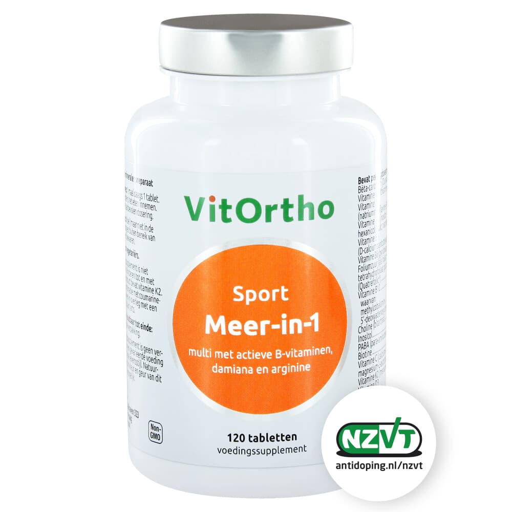Gratis Verzending: Vitortho Meer In 1 Sport 120 tabletten