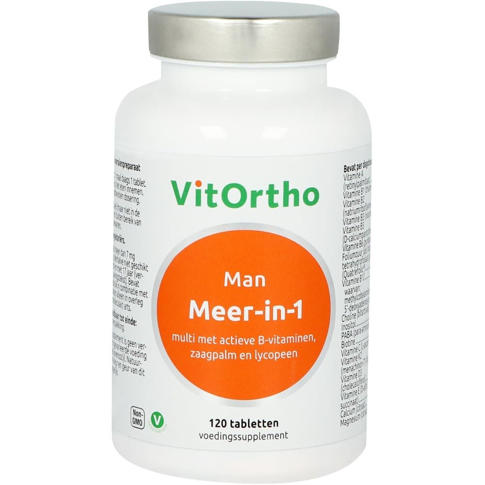 Gratis Verzending: 2x Vitortho Meer In 1 Man 120 tabletten