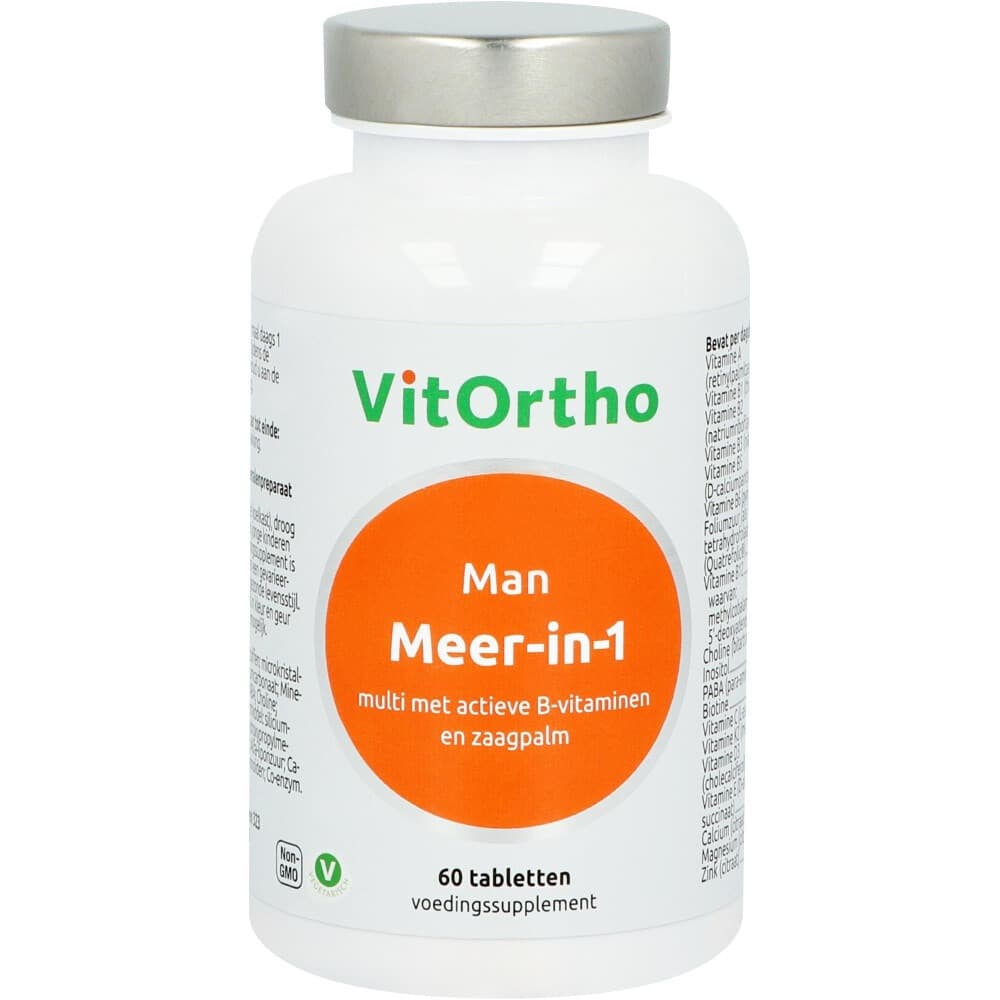 Gratis Verzending: Vitortho Meer In 1 Man 60 tabletten