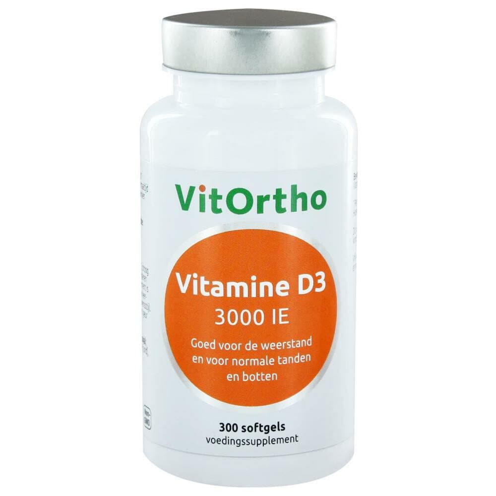 Gratis Verzending: Vitortho D3 3000 Ie 300 stuks