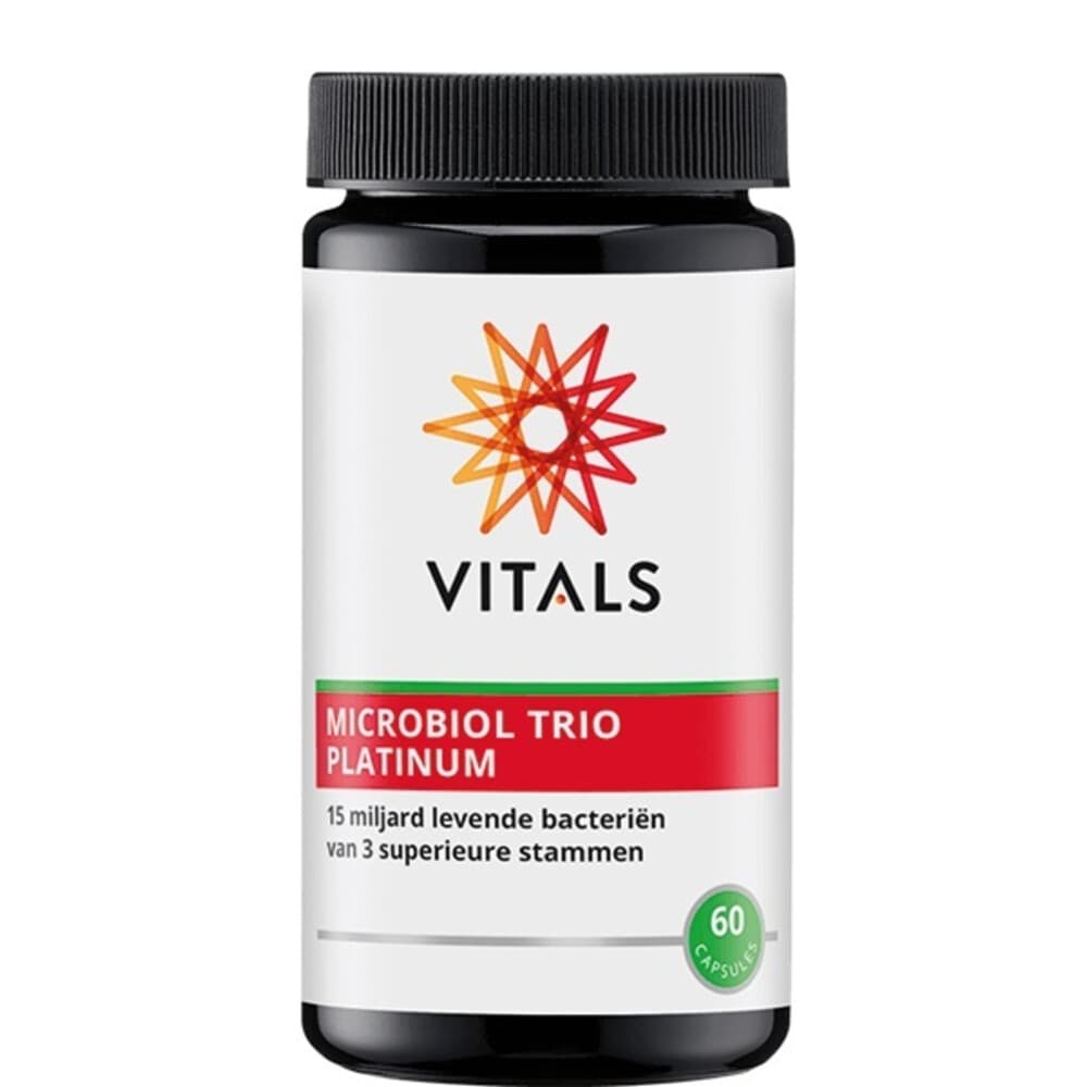 Gratis Verzending: 2x Vitals Microbiol Trio Platinum 60 capsules