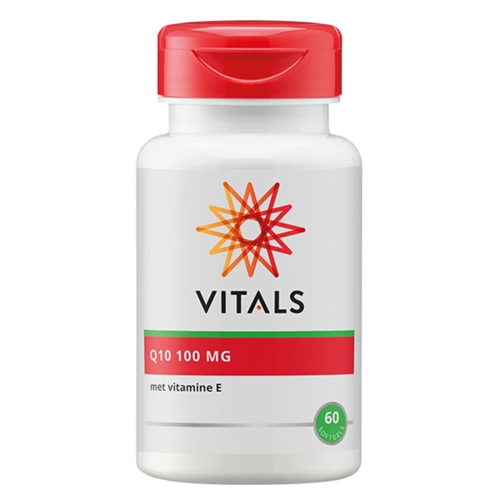 Gratis Verzending: 2x Vitals Co-enzym Q10 100 mg 60 softgels
