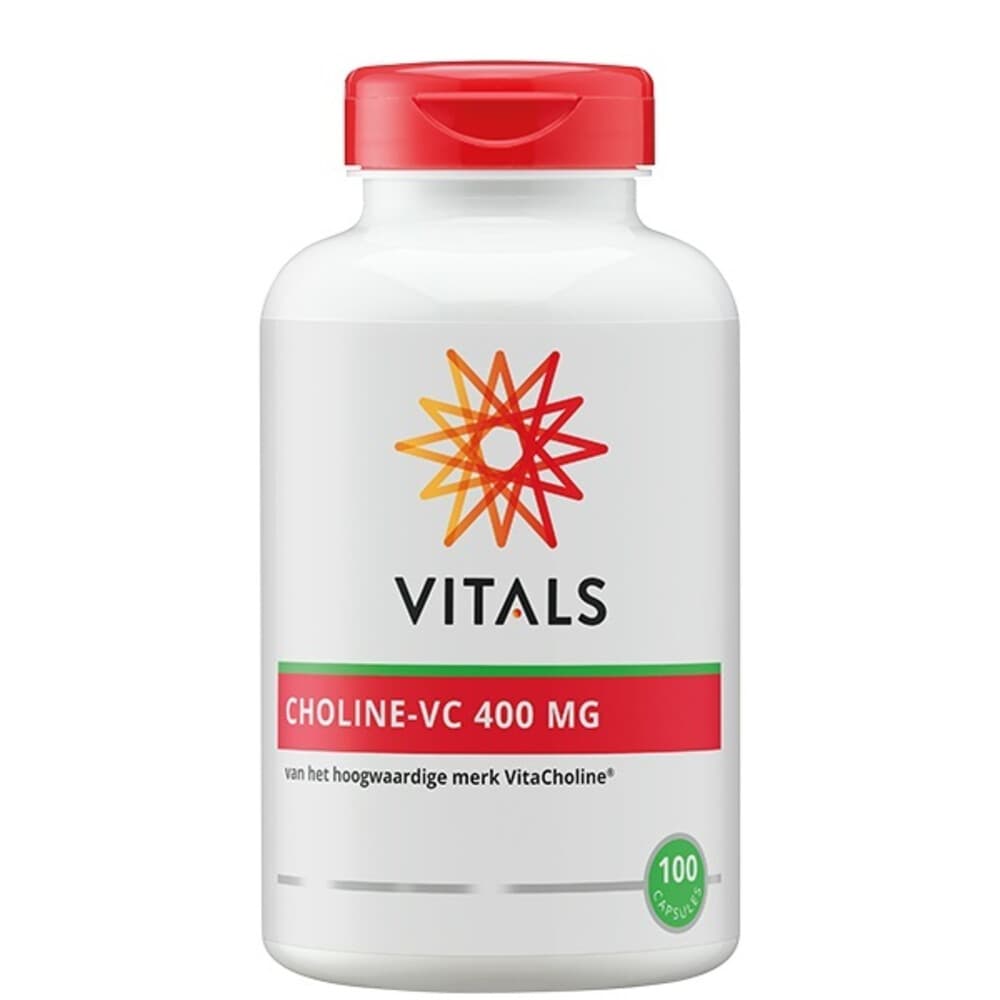 Gratis Verzending: 2x Vitals Choline 400 mg 100 vegacapsules