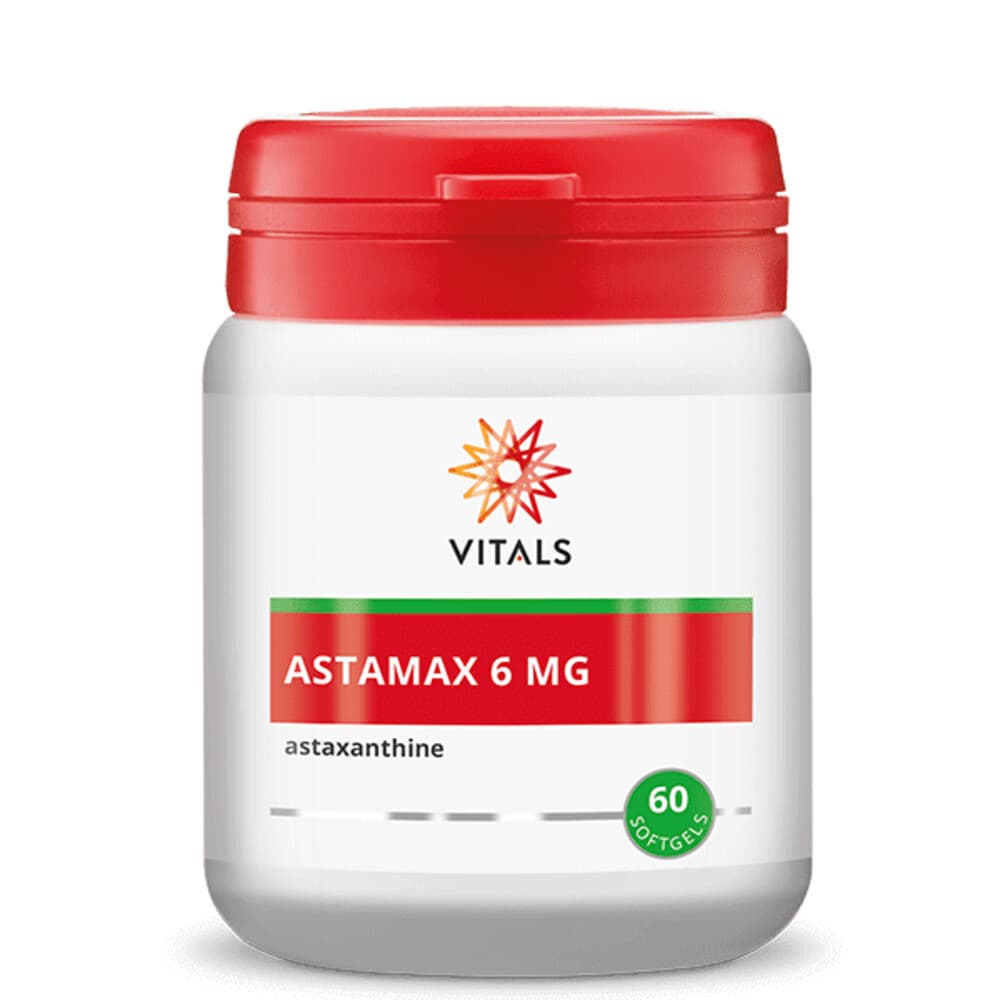 Gratis Verzending: Vitals Astamax 6 mg 60 softgels