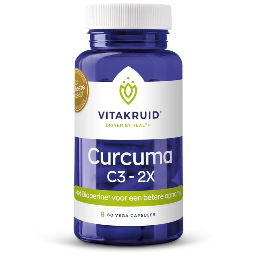 Gratis Verzending: Vitakruid Curcuma C3 60 capsules
