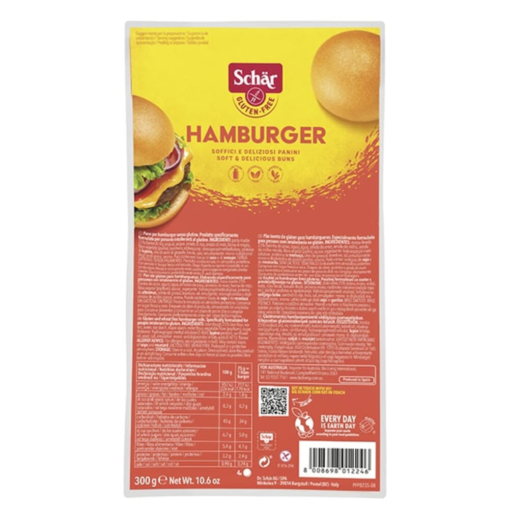 4x Schar Hamburgerbroodjes 4 stuks