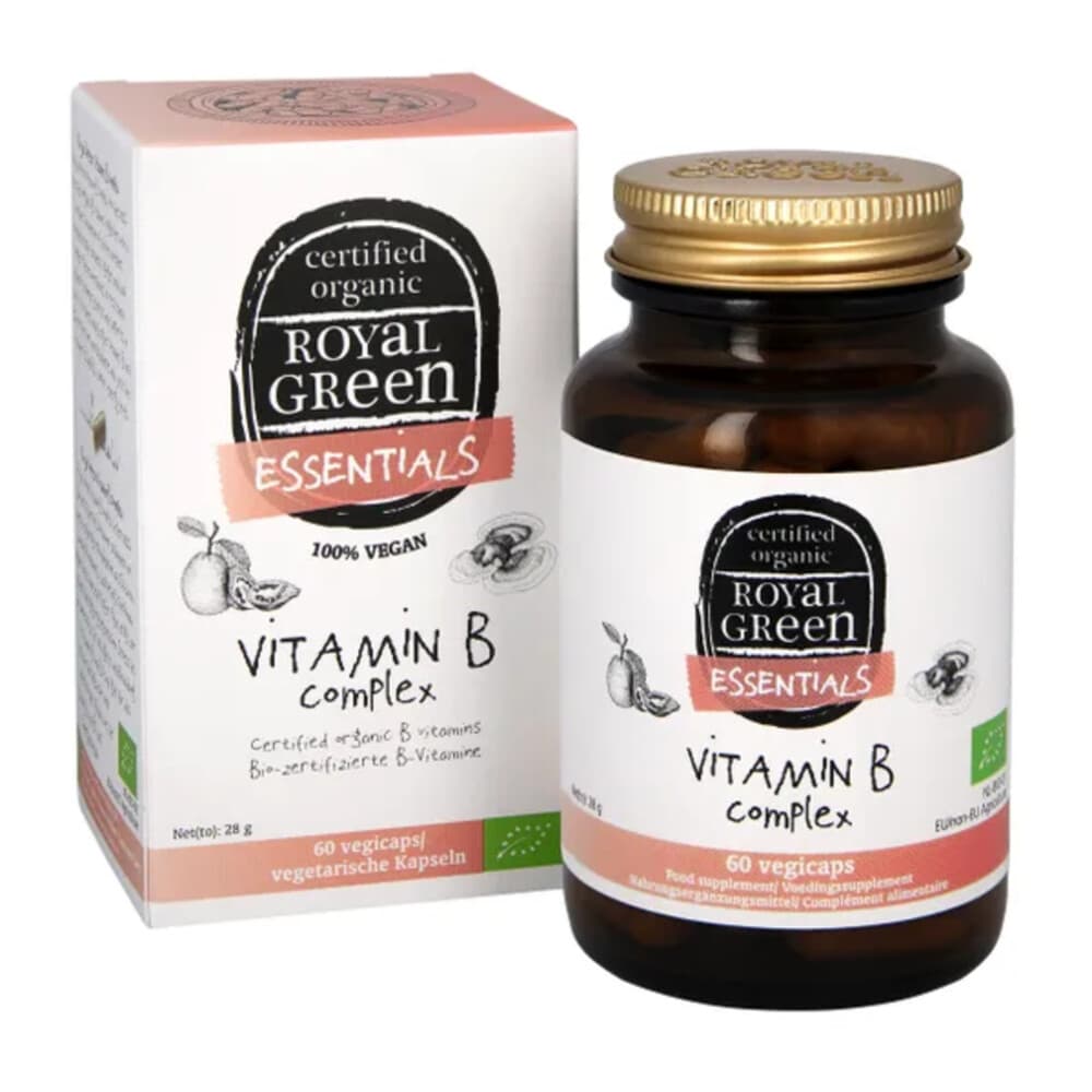 Gratis Verzending: Royal Green Vitamine B Complex Bio 60 capsules