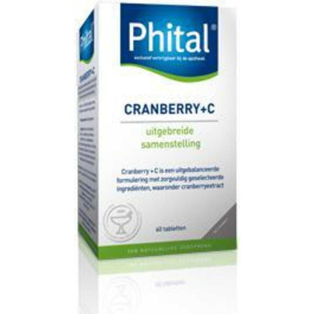 Gratis Verzending: Phital Cranberry&C 60 tabletten