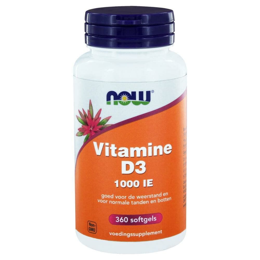 Gratis Verzending: 2x NOW Vitamine D3 1000 Ie 360 stuks