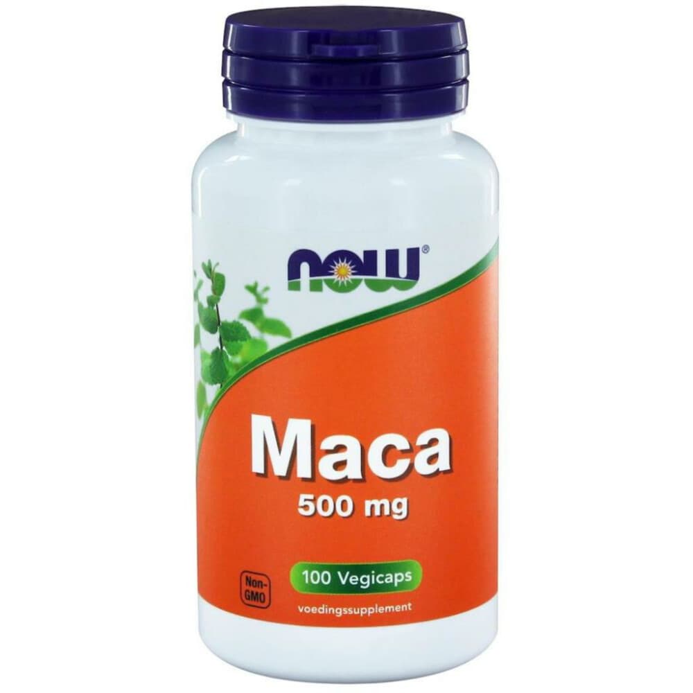 Gratis Verzending: NOW Maca 500 mg 100 capsules
