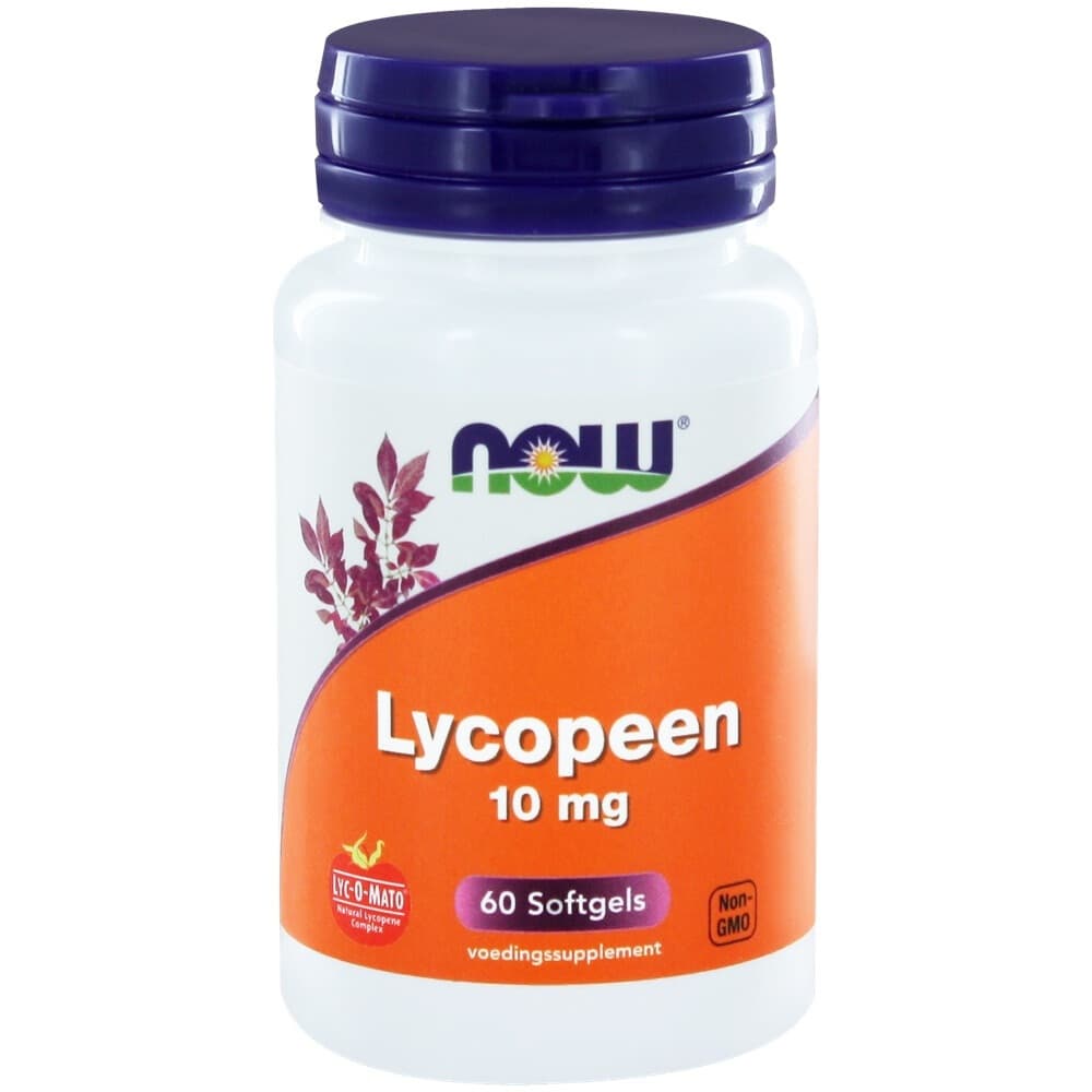 Gratis Verzending: 2x NOW Lycopeen 10 mg 60 softgels