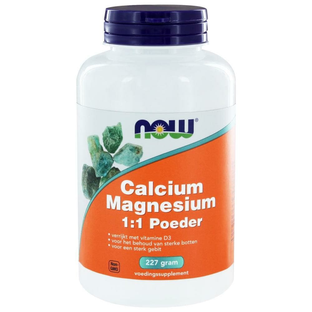 Gratis Verzending: NOW Calcium Magnesium Poeder 227 gr