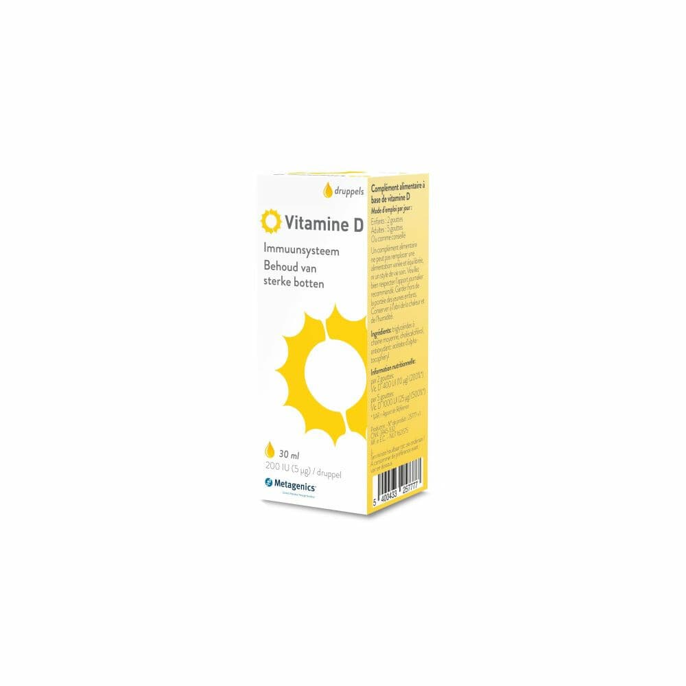 Gratis Verzending: Metagenics Vitamine D3 Liquid 30 ml