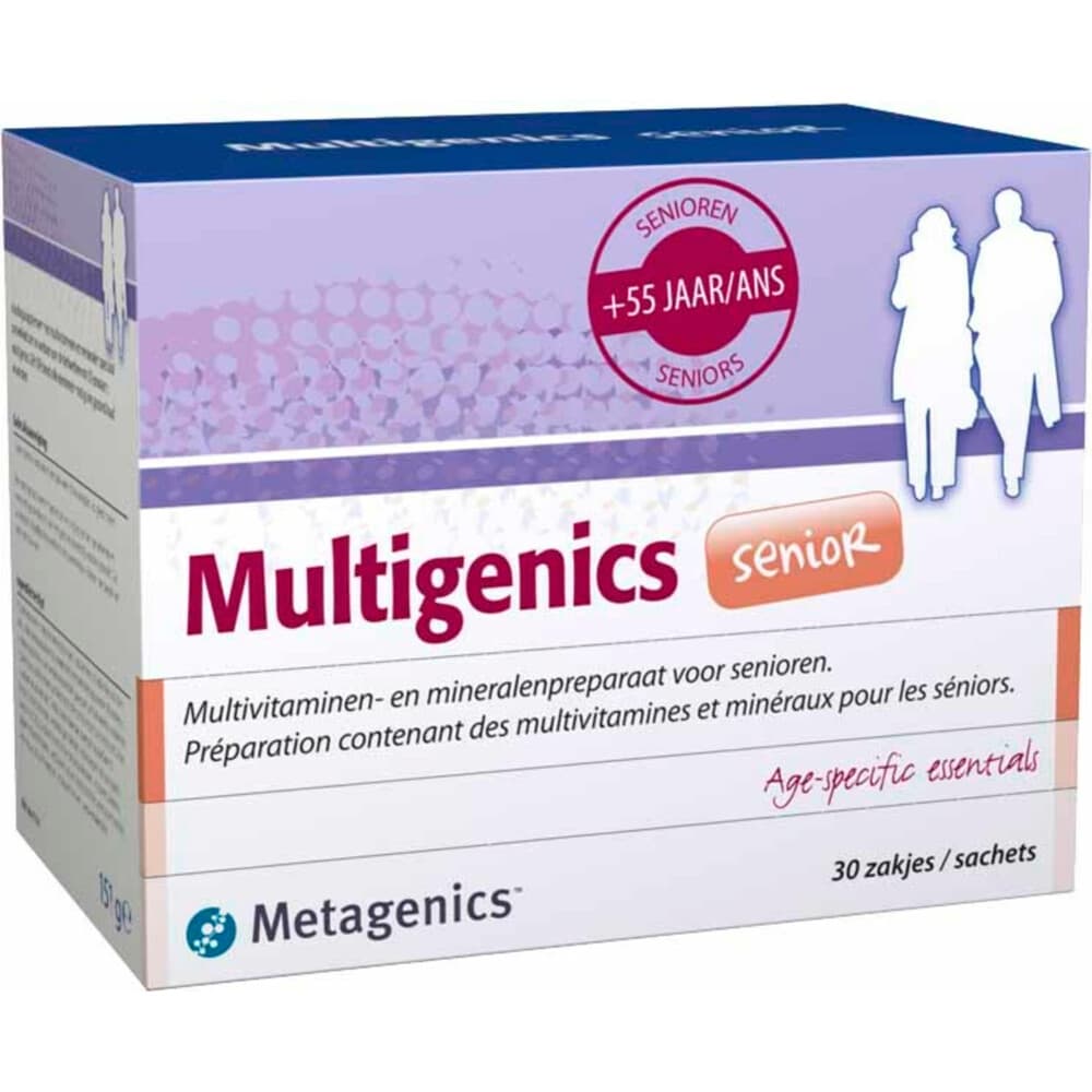 Gratis Verzending: 2x Metagenics Multigen Senior 30 stuks