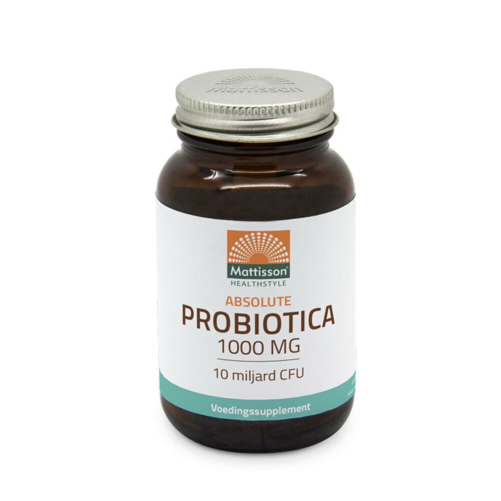 Gratis Verzending: Mattisson Probiotica met Prebiotica - 1000mg 60 vegacapsules