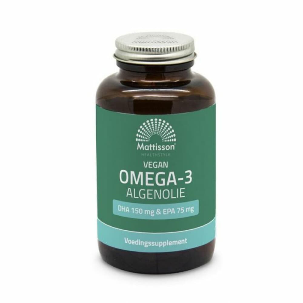 Gratis Verzending: Mattisson Omega 3 Algenolie 180 vegacapsules