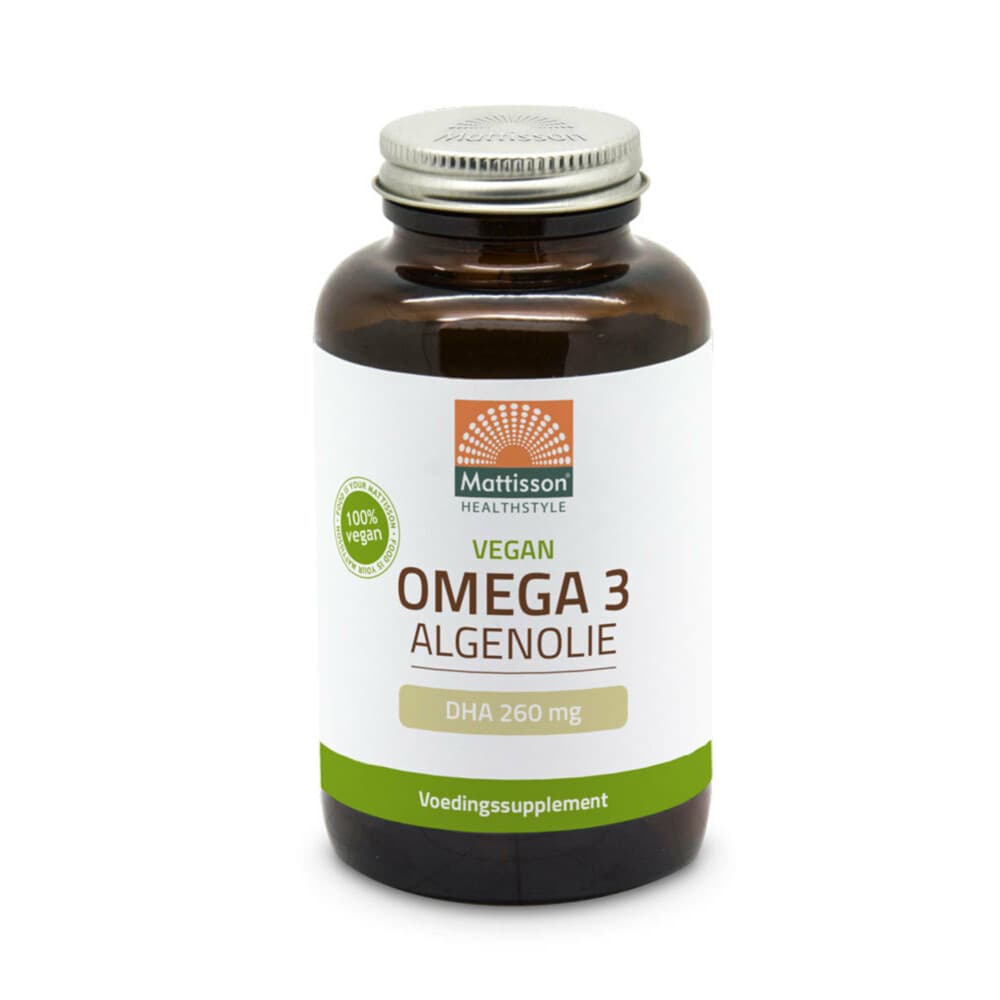 Gratis Verzending: Mattisson Omega 3 Algenolie 260 120 vegacapsules