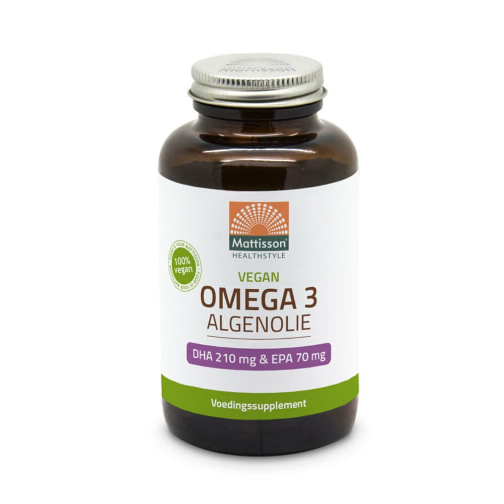 Gratis Verzending: Mattisson Omega 3 Algenolie 210 120 vegacapsules