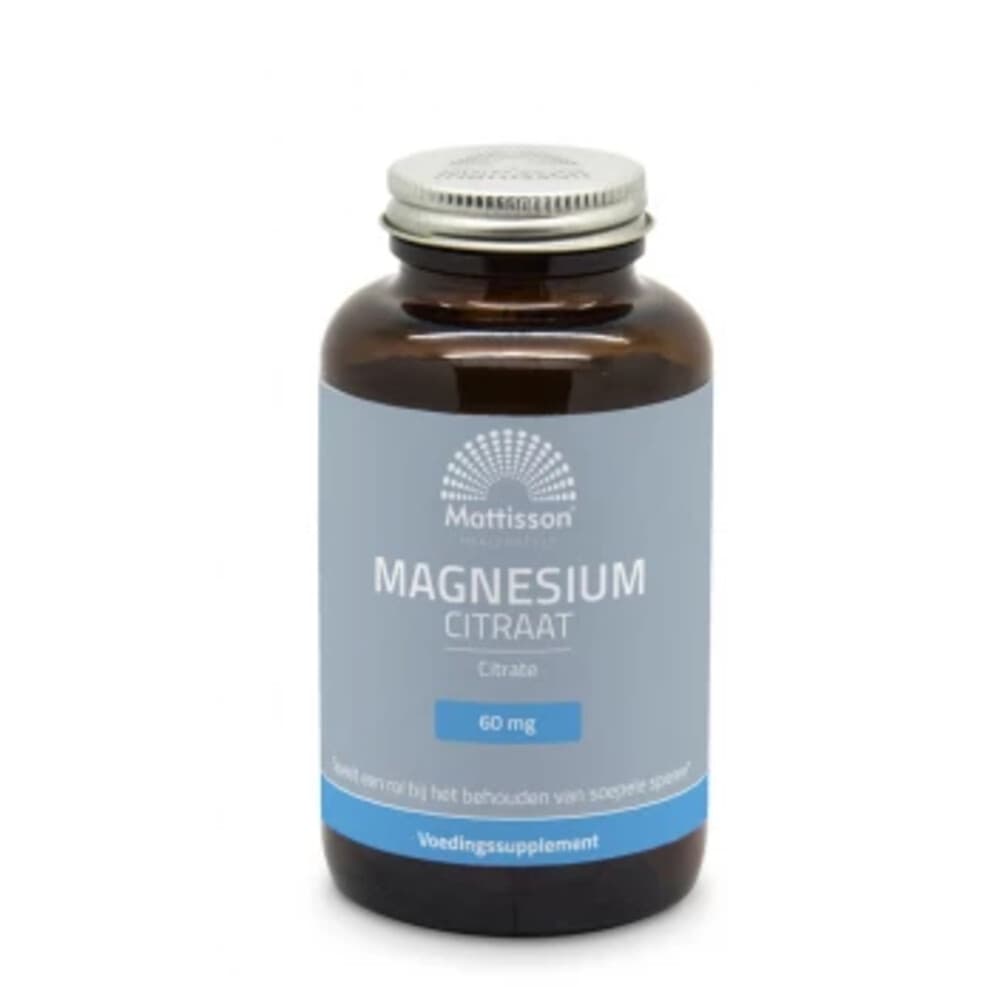 Gratis Verzending: Mattisson Magnesium Citraat 180 vegacapsules