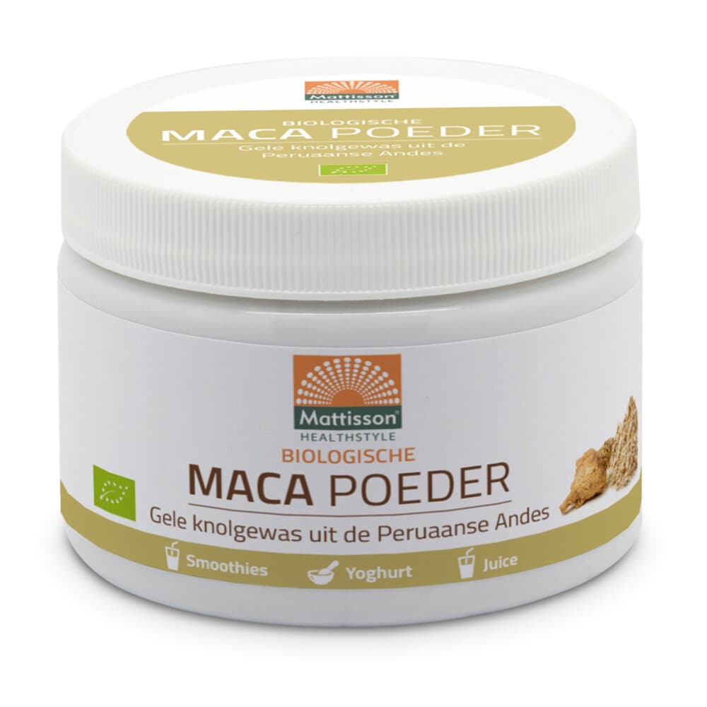 Gratis Verzending: Mattisson Maca Poeder Activ Bio 150 gr