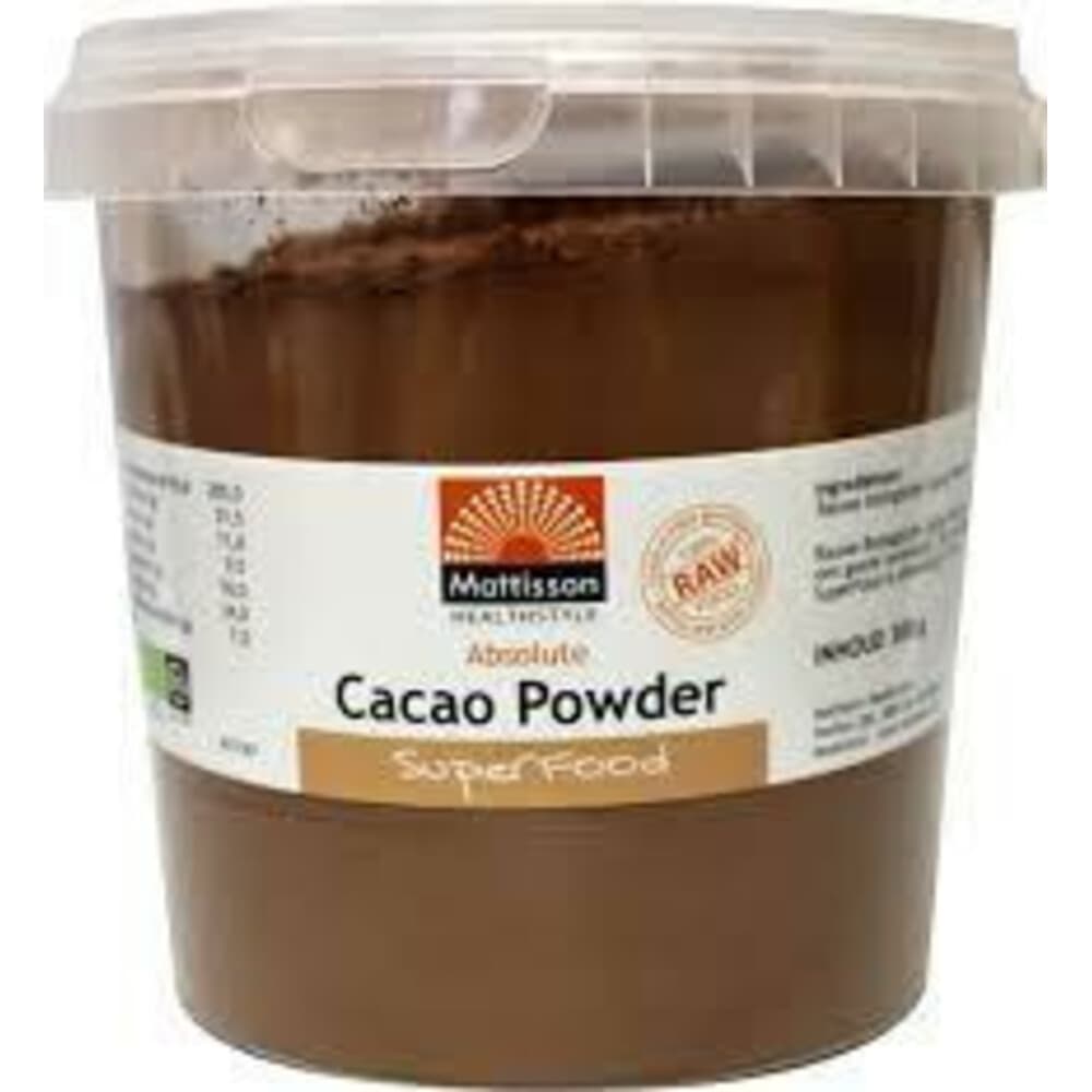 3x Mattisson Cacao Poeder Bio 300 gr