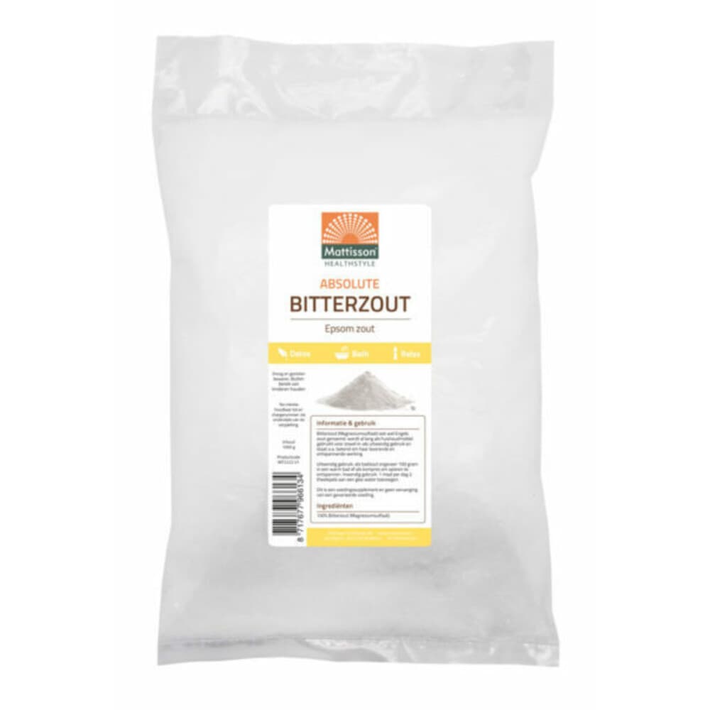 Gratis Verzending: Mattisson Bitterzout Epsom Navulling 1 kg