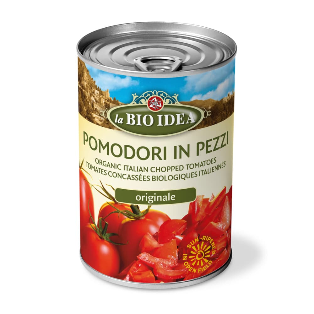 12x La Bio Idea Tomatenstukjes Bio 400 gr