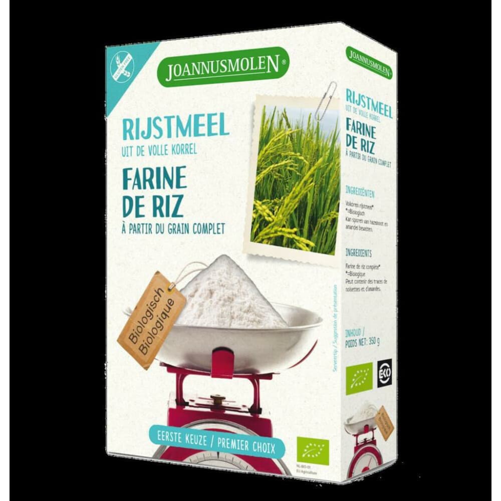 Joannusmolen Rijstemeel Glutenvrij 350 gr