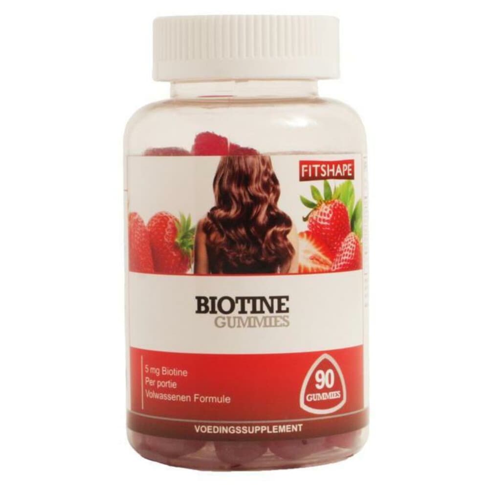 Gratis Verzending: Fitshape Biotine Gummies 90 stuks