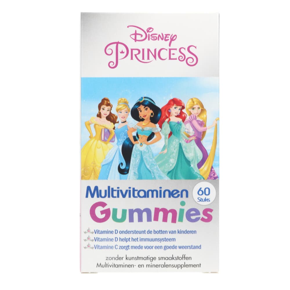 Gratis Verzending: 12x Disney Multivitamines Princes 60 gummies