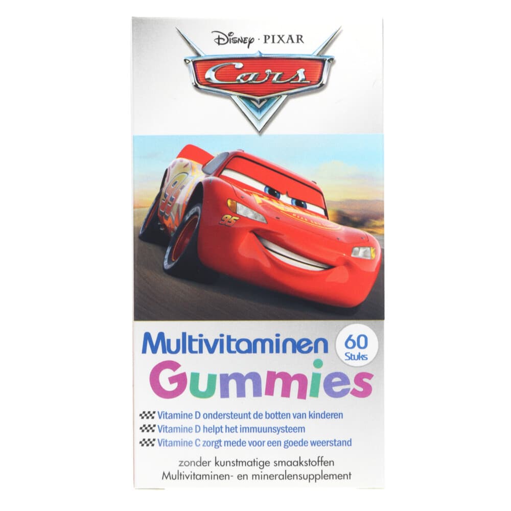 Gratis Verzending: Disney Multivitamines Cars 60 Gummies
