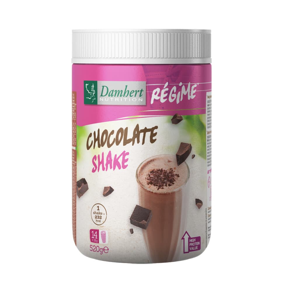 3x Damhert Maaltijdshake Chocolade 520 gr