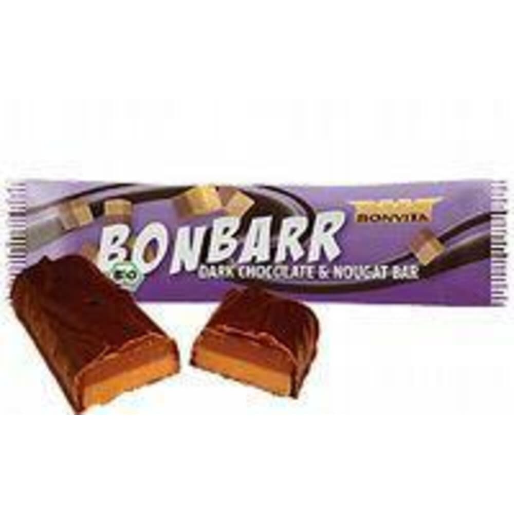 6x Bonvita Reep Puur Nougat Bio 40 gr