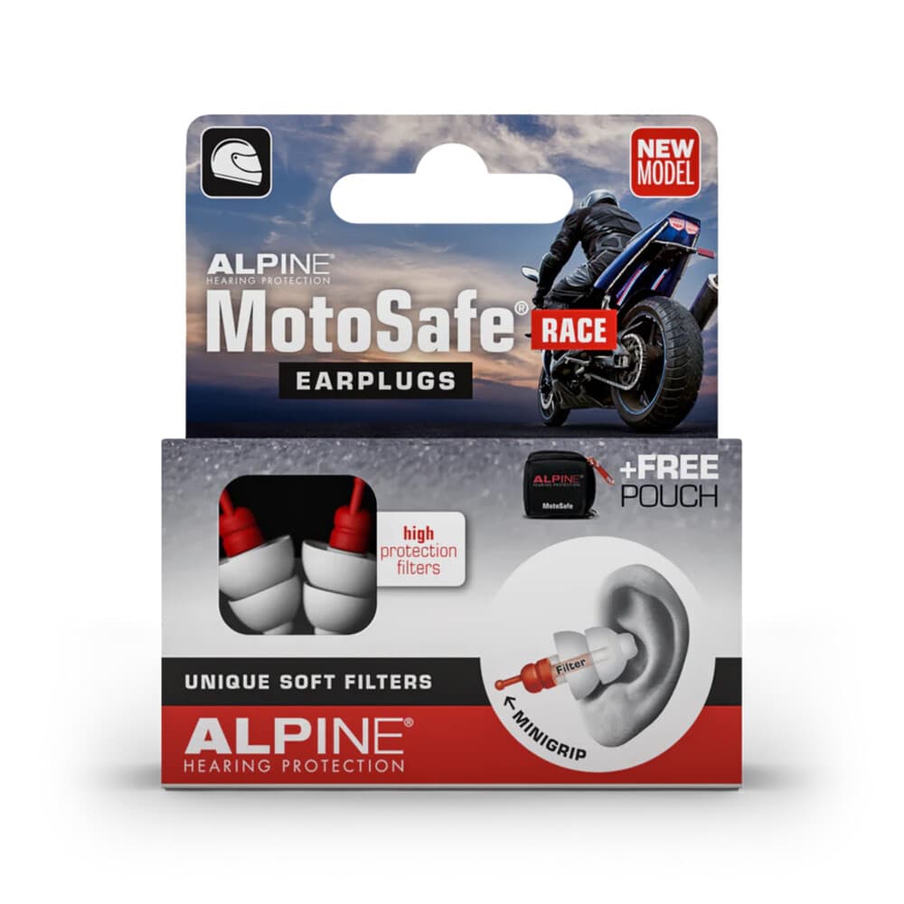 Alpine Oordopjes Motosafe Race 1 set