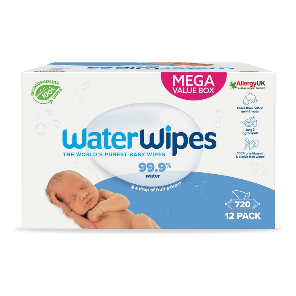 WaterWipes Billendoekjes 12x60 stuks = 720 stuks