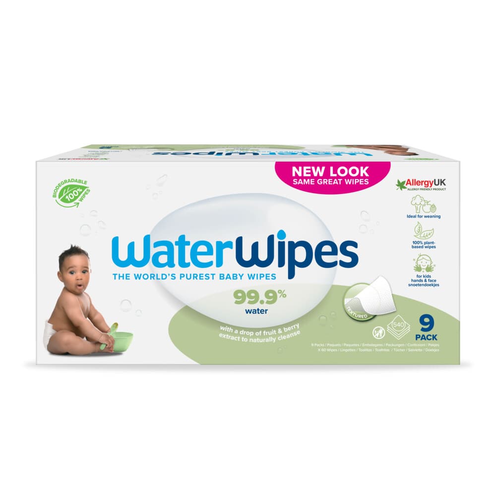 WaterWipes Snoetendoekjes 9x60 = 540 stuks