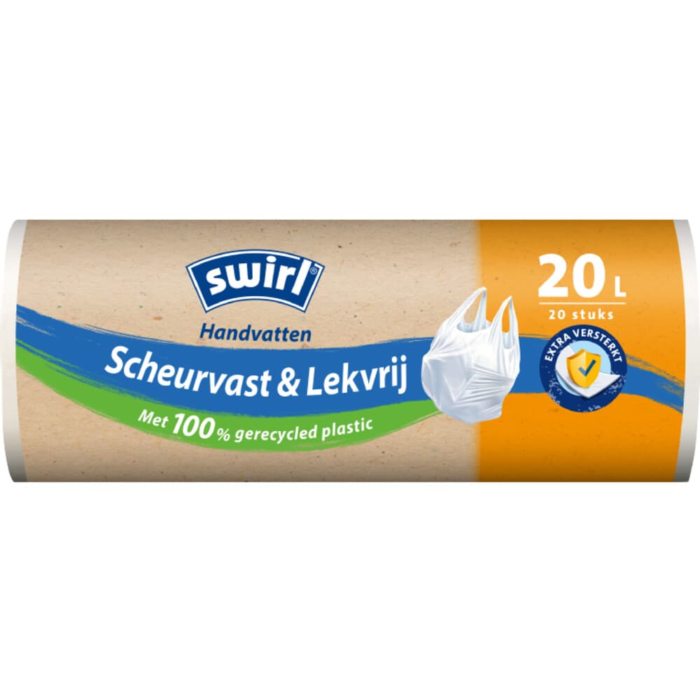 Swirl Pedaalemmerzakken met Handvat 20 liter 20 stuks