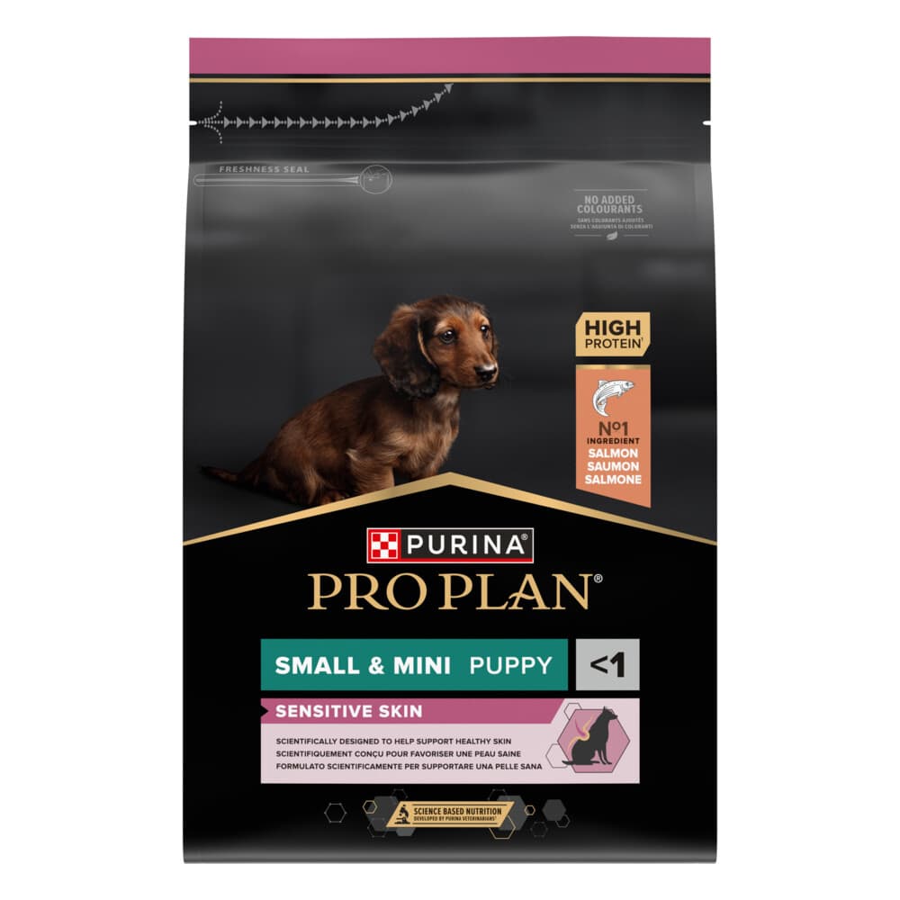 Pro Plan Hondenvoer Droog Sensitive Skin Small&Mini Puppy Zalm 3 kg