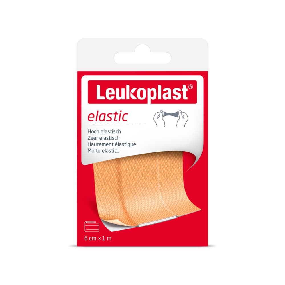 6x Leukoplast Pleister Elastiek 1 meter