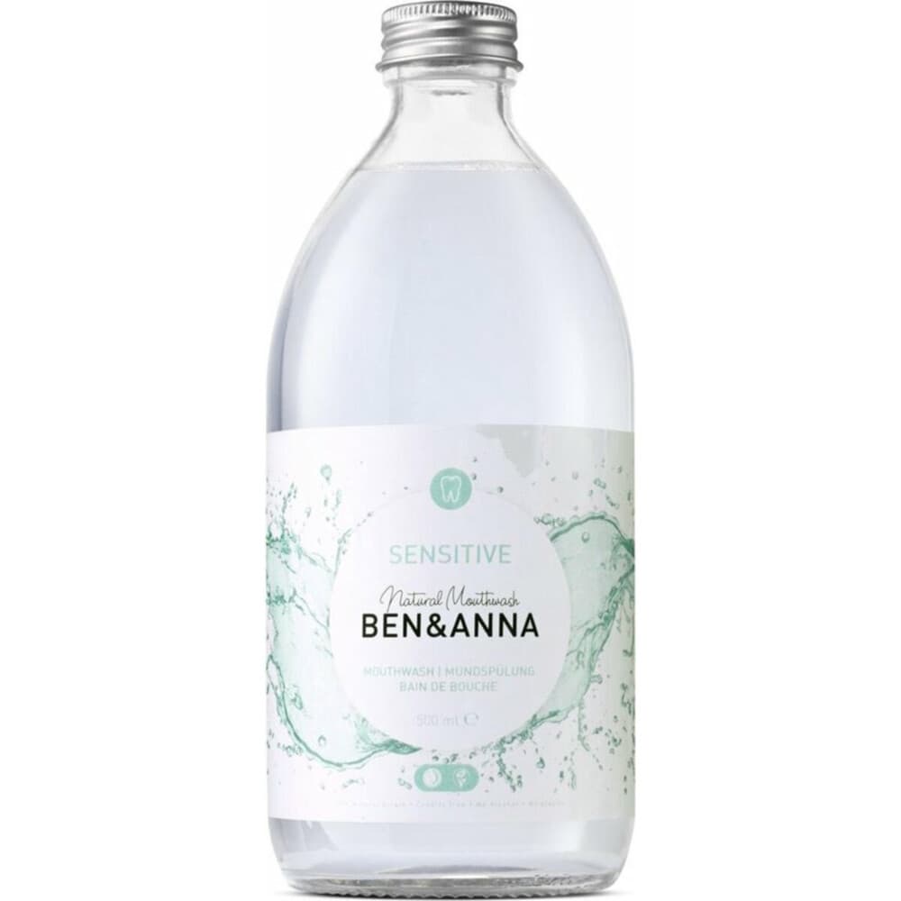 2x Ben&Anna Mondwater Sensitive 500 ml