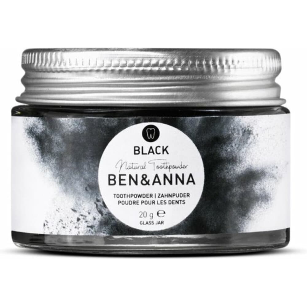 Ben&Anna Tandpoeder Zwart 20 gr