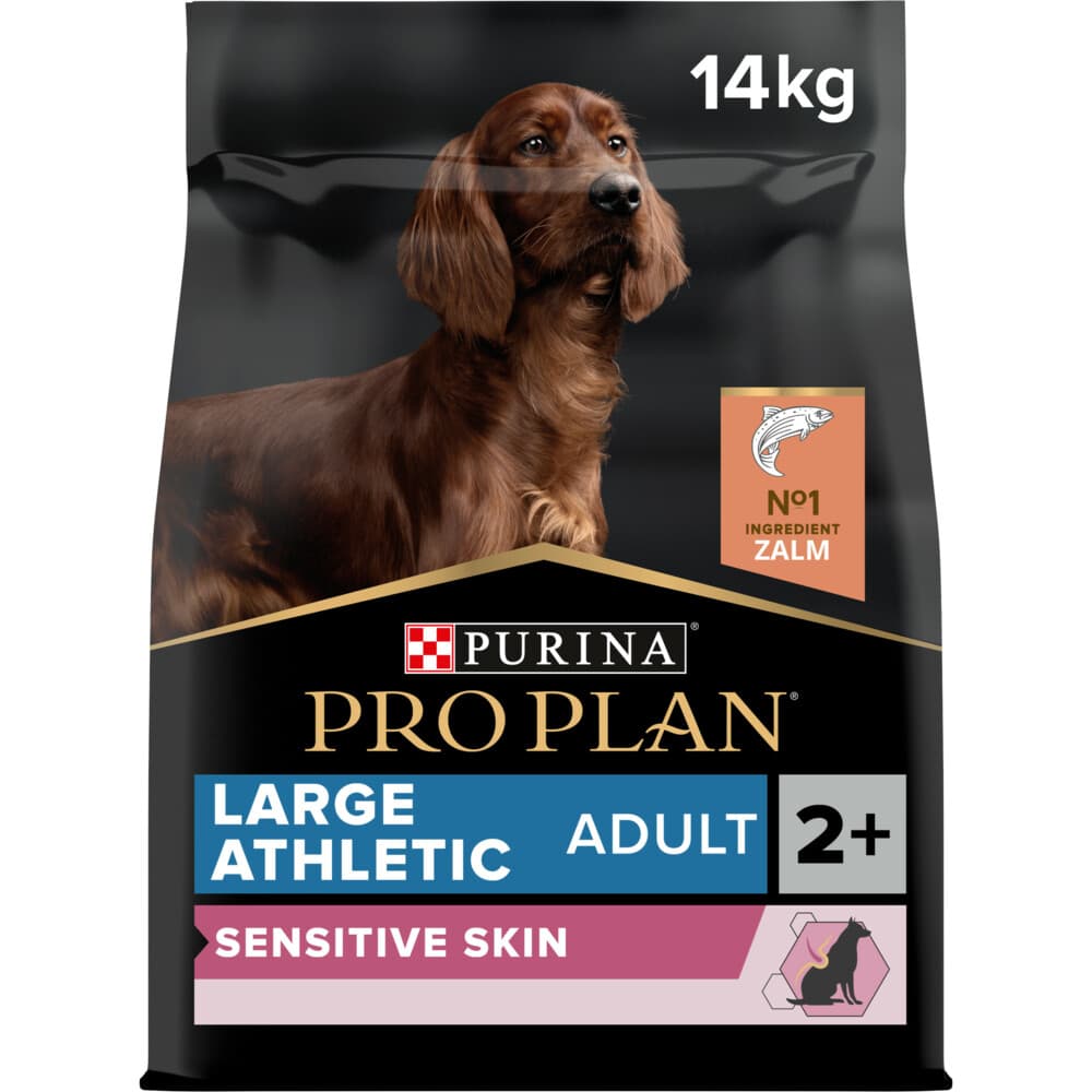 Pro Plan Hondenvoer Droog Adult Large Athletic Sensitive Skin Zalm 14 kg