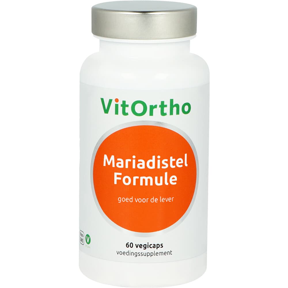 Gratis Verzending: Vitortho Mariadistel Formule 60 vegacapsules