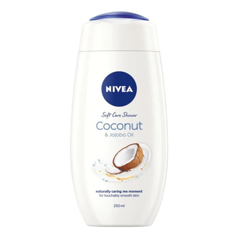 1+1 gratis: NIVEA Soft Care Douchegel Coconut&Jojoba Oil 250 ml