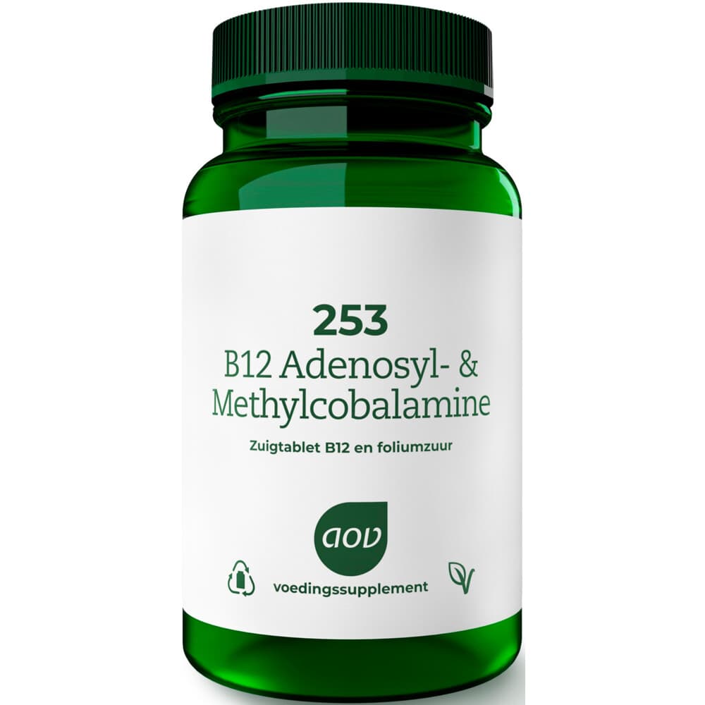 Gratis Verzending: 2x AOV 253 B12 Adenosyl-&Methylcobalamine 60 zuigtabletten