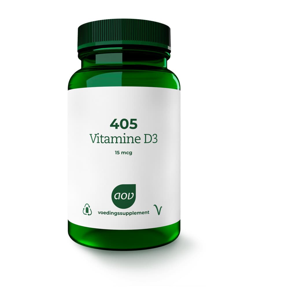 Gratis Verzending: 2x AOV 405 Vitamine D3 (15 mcg) 180 tabletten