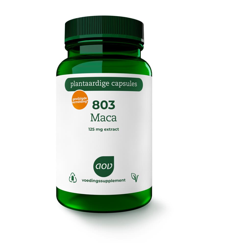 Gratis Verzending: 2x AOV 803 Maca 60 vegacapsules